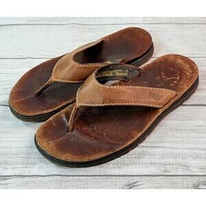 Dr Martens Vintage Mens Leather Air Wair Thong Flip Flop Sandals 2A92 Size 9
